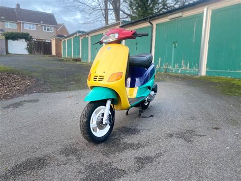 Piaggio Zip Rst 50 1998 Ulez Compliant Vw Harlequin Scooter Moped