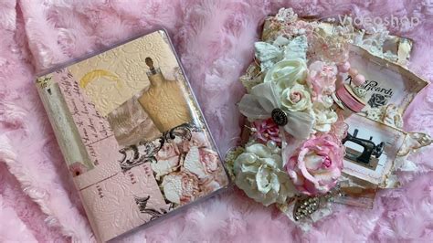 Beautiful Oohlala Vintage Treasures Rose Ganache Stationary Set