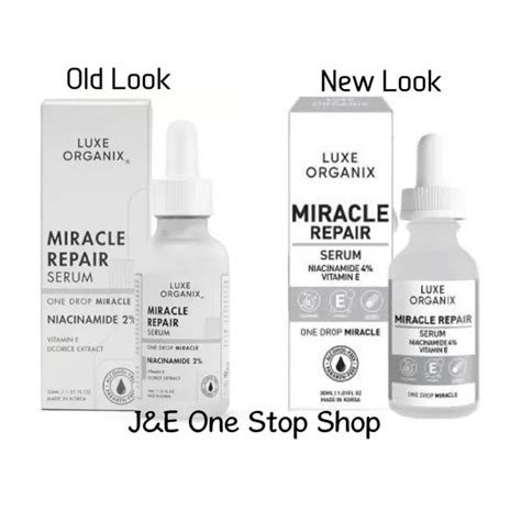 Luxe Organix Miracle Repair Serum Vitamin E Niacinamide 4 30ml Lazada Ph