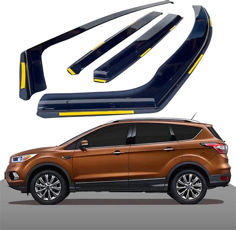 Haibak Wind Deflectors Set Compatible With Ford Kuga Mk