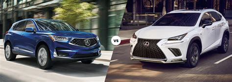 2021 Acura Rdx Vs 2021 Lexus Nx Luxury Suv Comparison