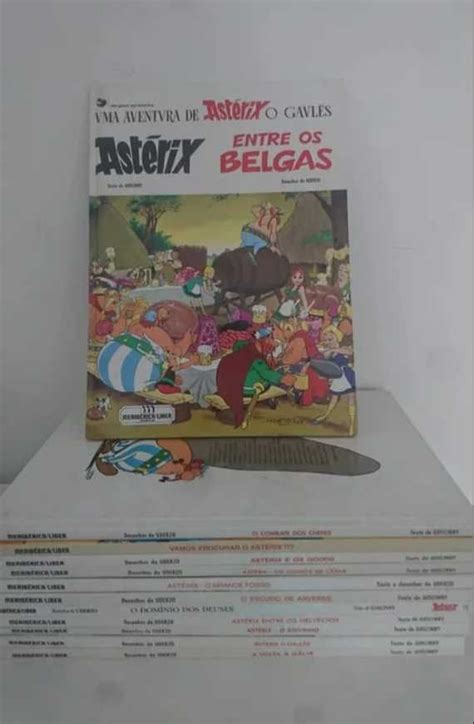 Coleção 13 livros As Aventuras de Astérix Edições antigas anos 90