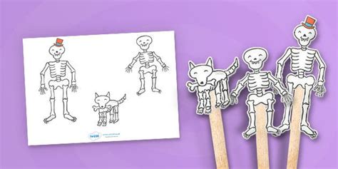 Stick Puppets To Support Teaching On Funnybones Artofit