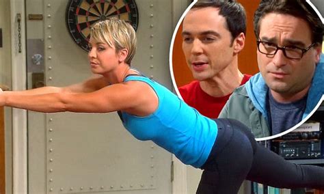 The Big Bang Theory Returns To Screens As Kaley Cuoco Shows Off Yoga Moves Daily Mail Online