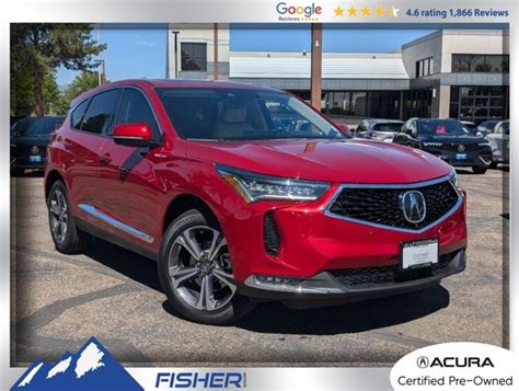 Certified Pre Owned Acura Rdx Sh Awd Advance Sport Utility In