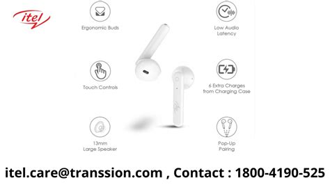 Ppt Itel Itw 60 True Wireless Earphones With Touch Controls Powerpoint Presentation Id 11048967