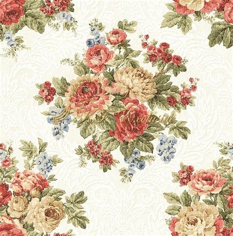 Ddo20701 Floral Wallpaper - Victorian - Wallpaper - by The Fabric Co