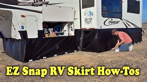 Ez Snap Rv Winter Skirting How To Videos How To Winterize Your Rv