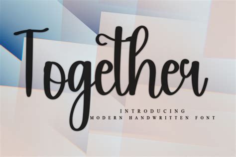 Together Font By Kin Studio · Creative Fabrica