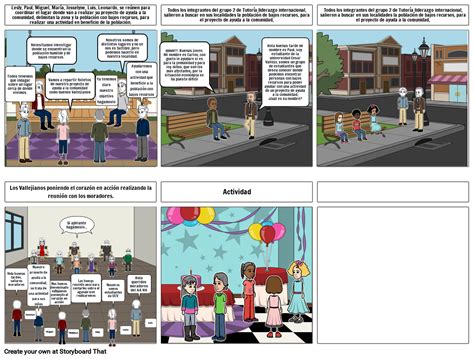 Proyecto Ayuda A La Comunidad Storyboard By F D E