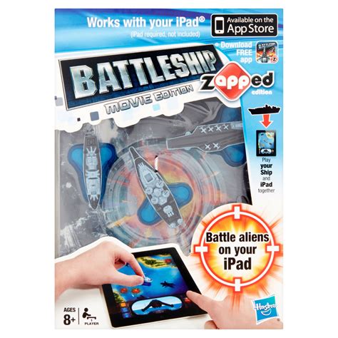 Hasbro Battleship Movie Edition Zapped Edition Battleship Toy 1 Player ...