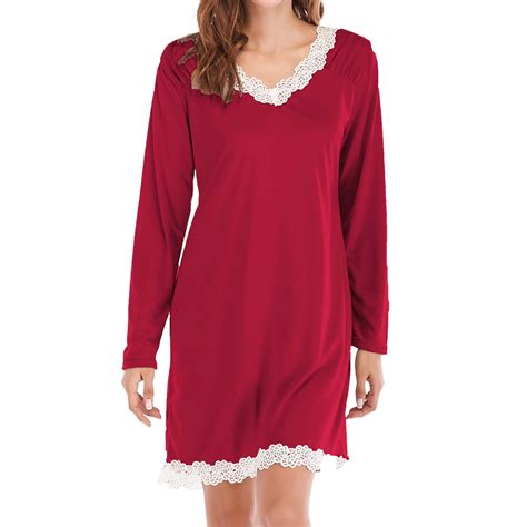 50% Off Clearance Nightgowns for Women Soft Ladies Sleepwear Gowns Long