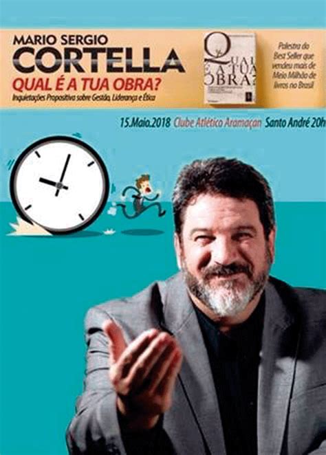 Cortella discute livro Qual é a Tua Obra