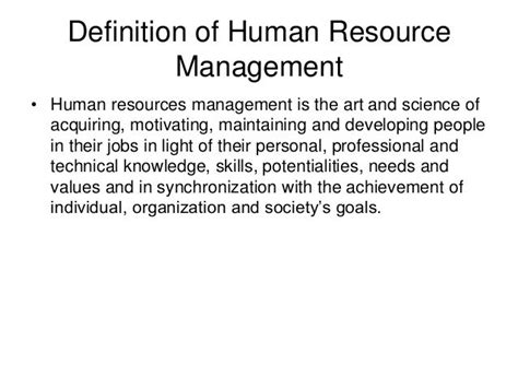 Definition Of Hr Mgt L1