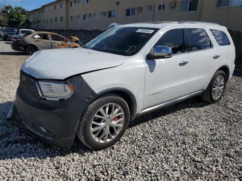 2014 Dodge Durango Citadel For Sale Fl Miami North Tue Jan 23 2024 Used And Repairable