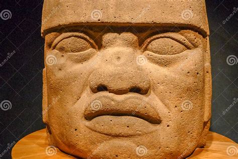 Toltec Head At Anthropology Museum Stock Image Image Of Tourism