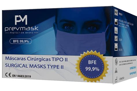 Mascarilla quirúrgica de tipo II Medical Face Mask Type II Prevmask