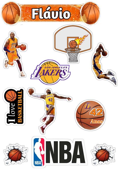 Topper Lakers Bolo De Basquete Jogadores Nba Basquete