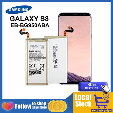 High Quality Samsung Galaxy S8 Battery Model Eb Bg950abe Fit For G950