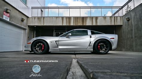 Modulare Wheels Tunerworks Performance Corvette C6 Z06 19 20 Modulare B18 Evo Satin Black