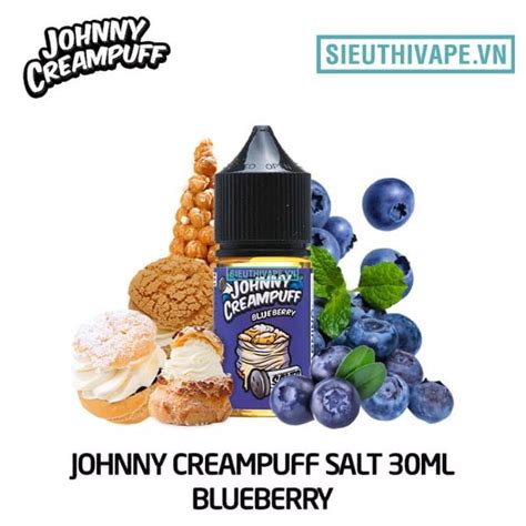 Tinh dầu Salnic Bánh su kem việt quất Johnny Creampuff 30ml