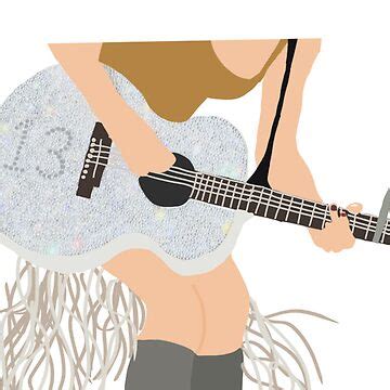 "Taylor Swift Fearless Guitar Taylor's Version" Sticker for Sale by ...