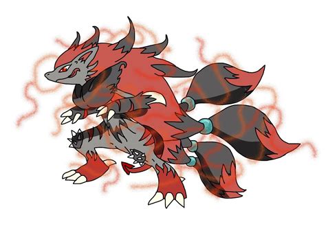 A zoroark mega evolution I made a few years ago : r/zoroark