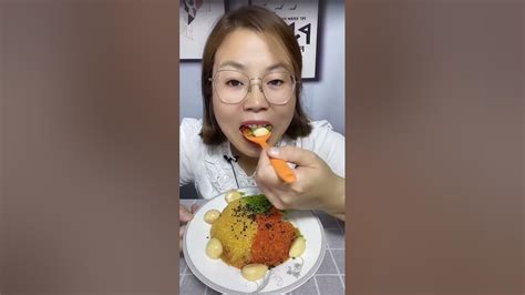 Asmr Delicious Crispy Flying Fish Roe 맛있는 바삭한 날치알 526 Youtube