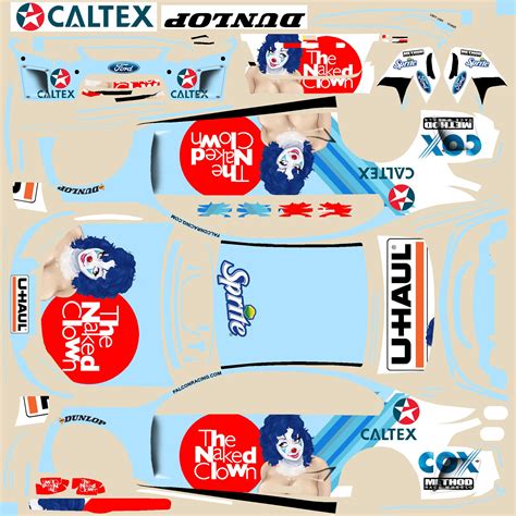 Falcon Old Naked Clown By Clyde Coman Trading Paints