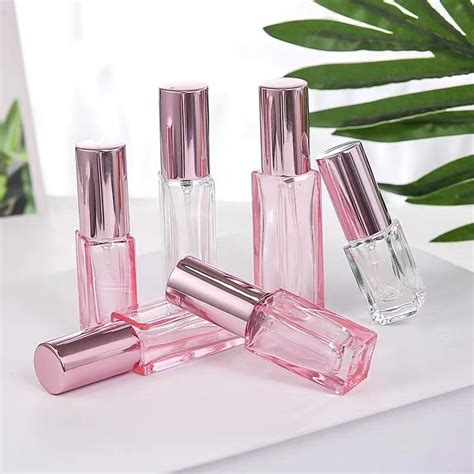 Ml Ml Ml Square Perfume Bottle Transparent Glass Perfume Spray