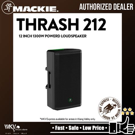 MACKIE THRASH 212 SERIES POWERED LOUDSPEAKERS ( THRASH-212 / THRASH212 ...