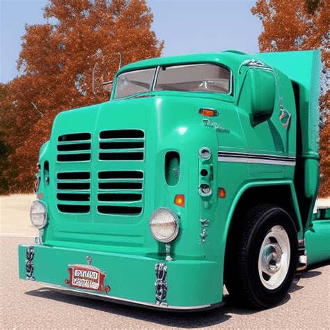 Cabover Customized Trucks Realistic Graphic · Creative Fabrica