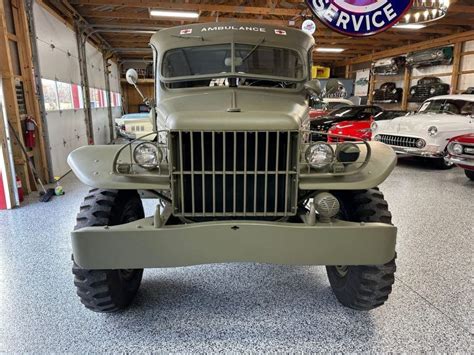 1943 Dodge Wc 54 Power Wagon Ambulance WWII Frame Off Restoration 44