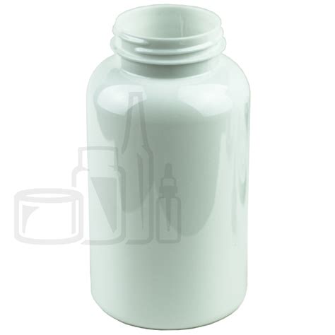 500cc White PET Plastic Packer Bottle 53 400 140 Case Liquid Bottles LLC