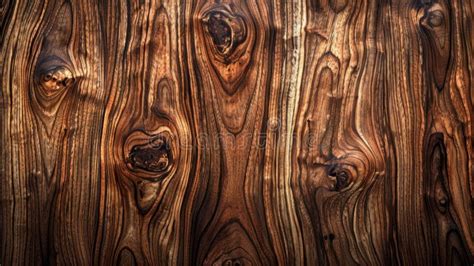 Close Up Of Rustic Wooden Planks With Knots And Grain Patterns Natural