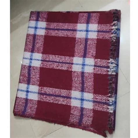 Multicolor Assorted Checks Check Woolen Blanket Size Singe At Rs 230