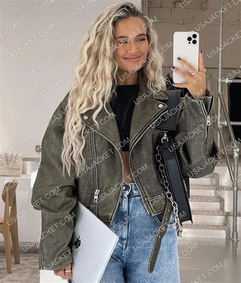 Molly Mae Zara Leather Jacket Massive Sale Offer