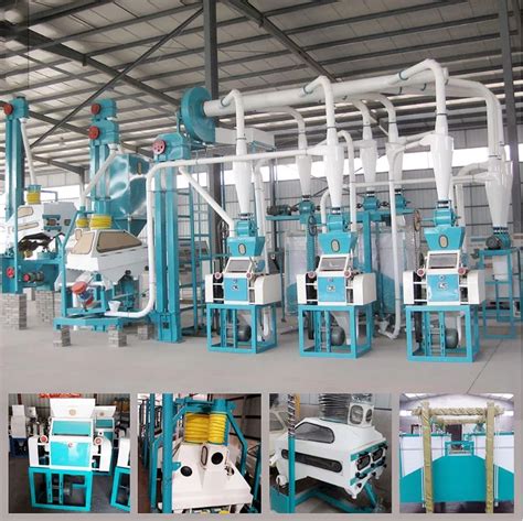 Commerical Tpd White Corn Flour Milling Plant Maize Mill Processing