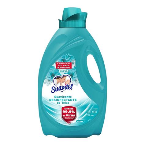 Suavizante De Telas Suavitel Desinfectante Acqua 28 L Walmart