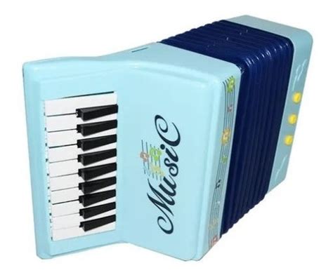 Mini Sanfona Acordeon Infantil Musical Brinquedo 10 Teclas Frete grátis