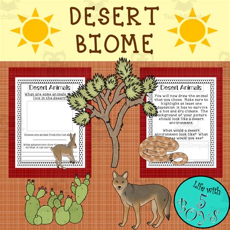 Desert Biome Activity by Teach Simple