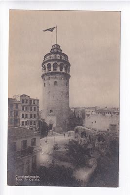 Constantinople Galata Kulesi Edit M J C Seri No Janus