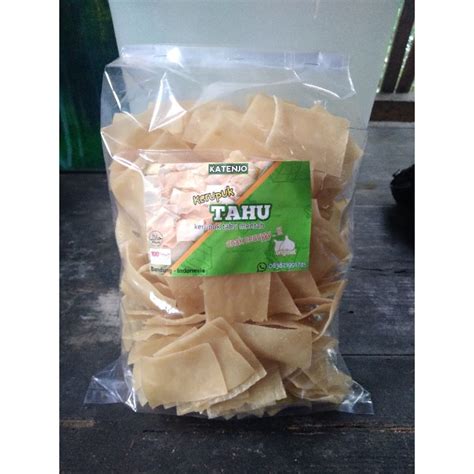 Jual KATENJO Kerupuk Tahu Krupuk Tahu Kerupuk Tahu Mentah Bandung