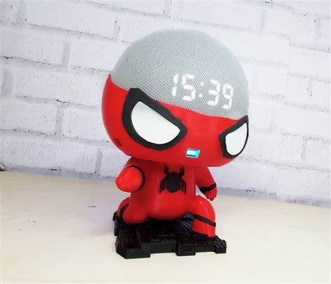 Suporte Homem Aranha Spider Man Para Alexa Echo Dot Elo