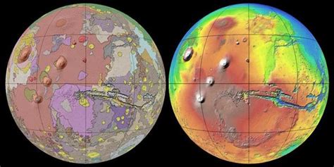 Global Geologic Map Of Mars Nasa Mars Exploration