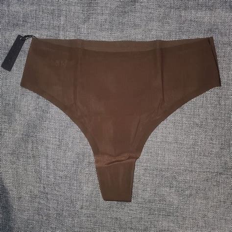 SKIMS Intimates Sleepwear Nwt Skims Small Naked Thong Smokey Quartz Poshmark