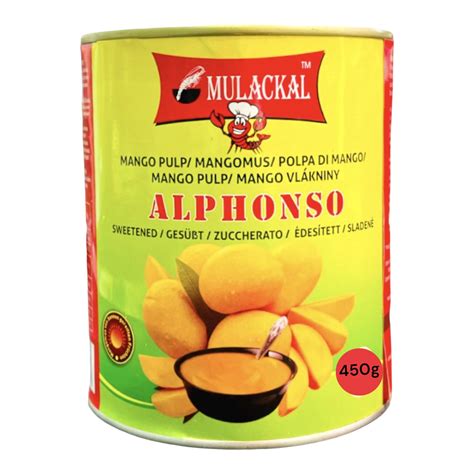 Mango Pulp G Indian Alphonso Mangoes