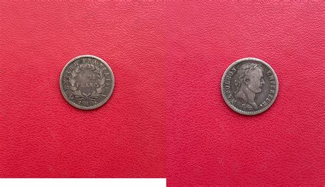 1810 A 1 2 Franc au revers EMPIRE Napoléon Ier Etat TB TB MA Shops