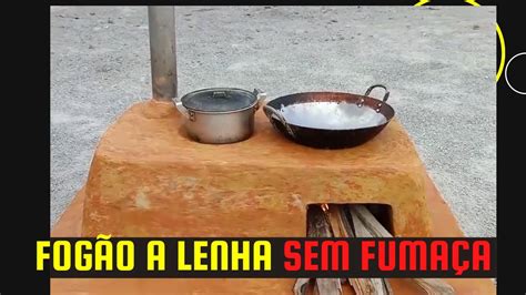 INCRÍVEL FOGÃO A LENHA SEM FUMAÇA PASSO A PASSO SIMPLES YouTube