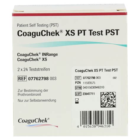 Coaguchek Xs Pt Test Pst Online Kaufen Medpex